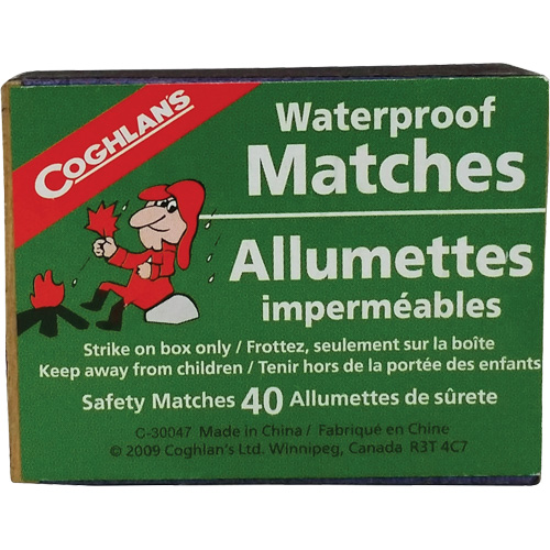 Allumettes imperm&eacute;ables Dynamic Air Extreme Inc.