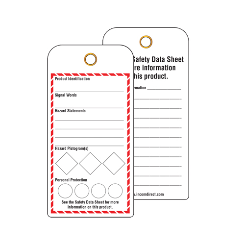 &eacute;tiquettes SGH pour le milieu de travail, Papier cartonn&eacute;, 3" la x 6" h, Anglais Air Extreme Inc.