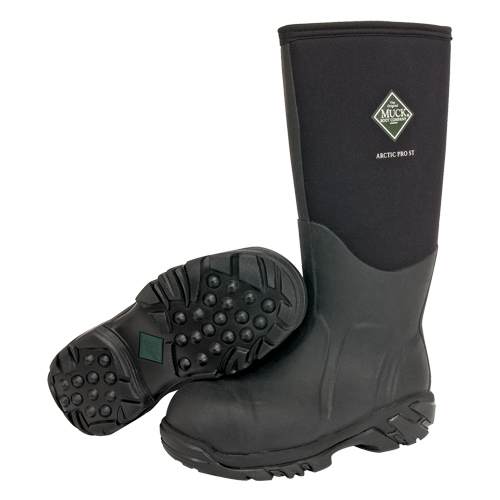 Bottes de travail pour les conditions extr&ecirc;mes Arctic Pro, Caoutchouc, Embout Acier, Pointure 8, Semelle R&eacute;sistant aux perforations Air Extreme Inc.