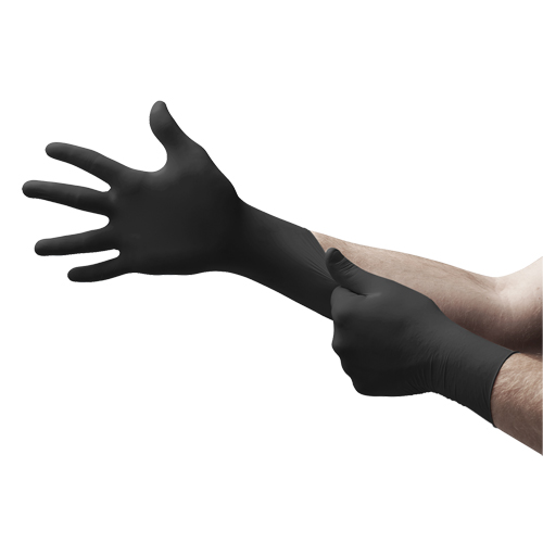 Gants Black Dragon Zero, T-petit, Nitrile, 4,5 mils, Sans poudre, Noir, Classe 2 Air Extreme Inc.