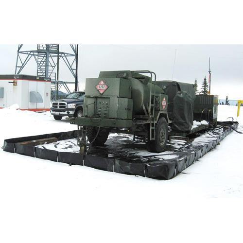 Insta-Berm L-Rod, 748 US gal. Capacity, 10' W x 10' L x 12" H, L-Bracket Air Extreme Inc.
