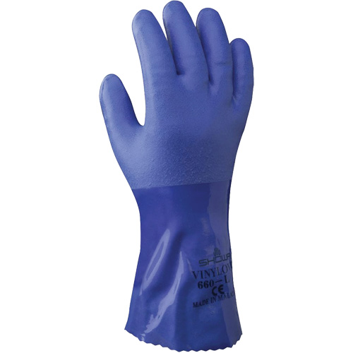 Atlas 660 Triple-Dipped Heavyweight Gloves, Size Small/7, 12" L, PVC, Cotton Inner Lining, 71-mil Air Extreme Inc.