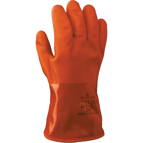 Atlas 460 Double-Dipped Gloves, Size Medium/8, 12" L, PVC, Acrylic/Cotton Inner Lining, 130-mil Air Extreme Inc.