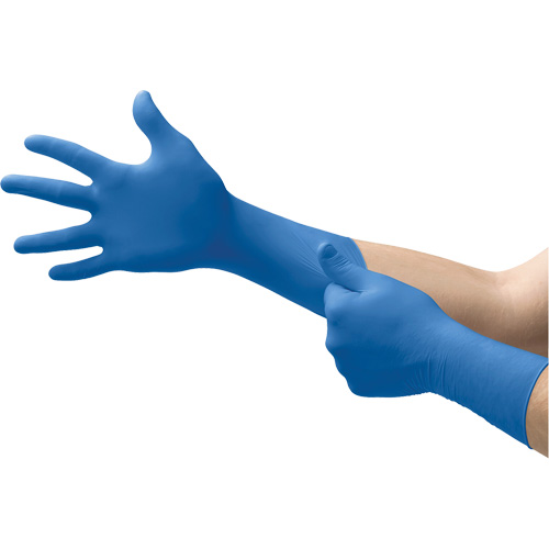 Gants dexamen m&eacute;dical Microflex SafeGrip SG-375, Petit, Latex, 11 mils, Sans poudre, Bleu, Classe 2 Air Extreme Inc.