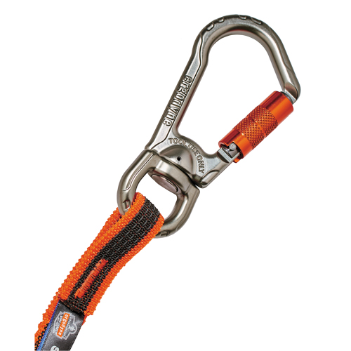 Squids&reg; 3109F(x) Double-Locking Tool Lanyard with Swivel, Bungee, Carabiner/Loop Air Extreme Inc.