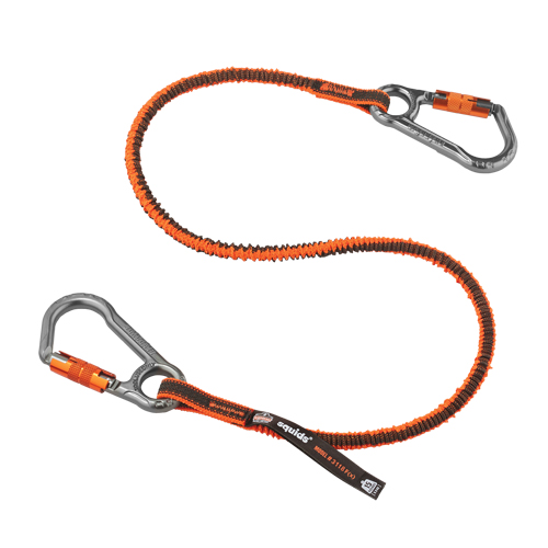 Squids&reg; 3118F(x) Locking Tool Lanyard, Bungee, Dual Carabiner Air Extreme Inc.