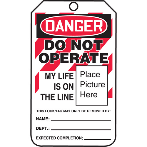 &eacute;tiquettes de verrouillage Do Not Operate Danger, Plastique, 3-1/4" la x 5-3/4" h, Anglais Air Extreme Inc.