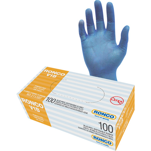 Gants jetables, T-Grand, Vinyle, 3 mils, Sans poudre, Transparent Air Extreme Inc.