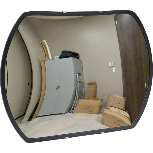 Miroir convexe rectangulaire/rond avec support, 24" h x 36" la, Int&eacute;rieur/Ext&eacute;rieur Air Extreme Inc.
