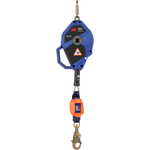 Cordage de s&eacute;curit&eacute; autor&eacute;tractable avec verrouillage intelligent, 30', Acier inoxydable, Pivotant Air Extreme Inc.