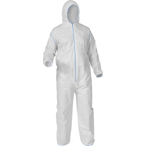 Protective Coveralls, Medium, White, Microporous Air Extreme Inc.