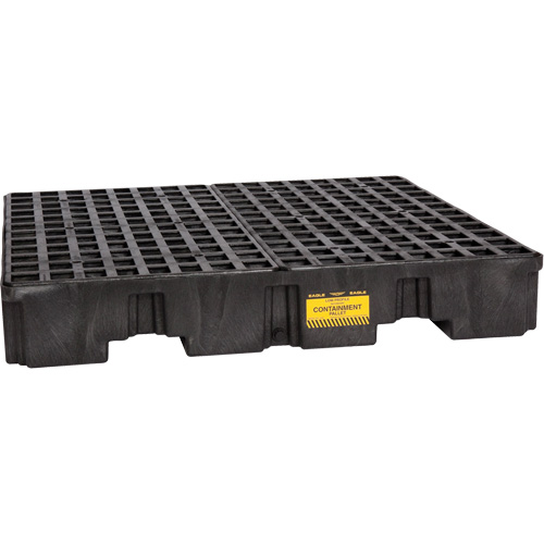 Spill Containment Pallet, 66 US gal. Spill Capacity, 51.5" x 51.5" x 8" Air Extreme Inc.