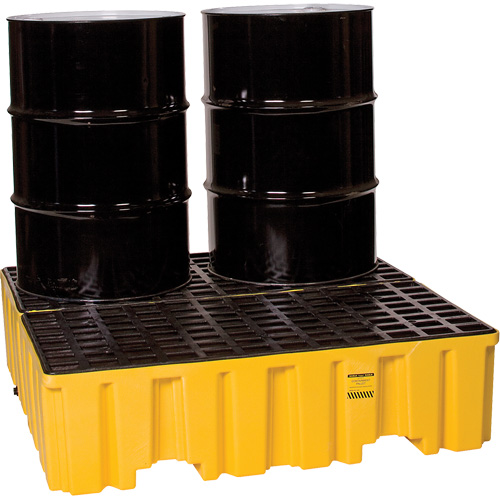 Palette de confinement des d&eacute;versements, Capacit&eacute; de d&eacute;versement 132 gal. US, 51" x 52,5" x 13,75" Air Extreme Inc.