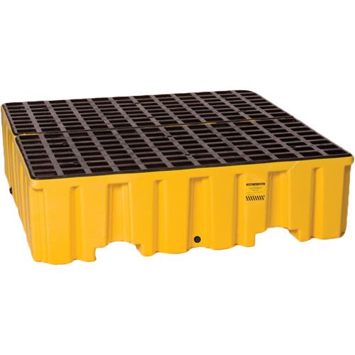 Palette de confinement des d&eacute;versements, Capacit&eacute; de d&eacute;versement 132 gal. US, 51" x 52,5" x 13,75" Air Extreme Inc.