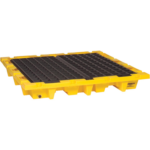 Palette de confinement des d&eacute;versements, Capacit&eacute; de d&eacute;versement 66 gal. US, 58,5" x 58,5" x 7,75" Air Extreme Inc.