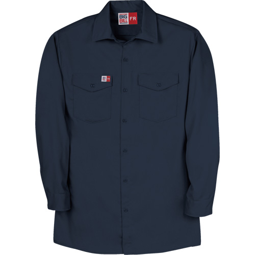 Chemise de travail de protection contre l'arc &eacute;lectrique, Moyen (grande taille), Bleu marin Air Extreme Inc.