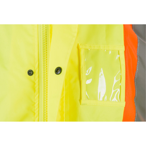 RZ1000 Rain Jacket, Polyester, Small, High Visibility Lime-Yellow Air Extreme Inc.