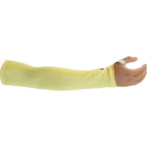 Cut-Resistant Sleeves, Kevlar&reg;, 14", ASTM ANSI Level A4, Yellow Air Extreme Inc.