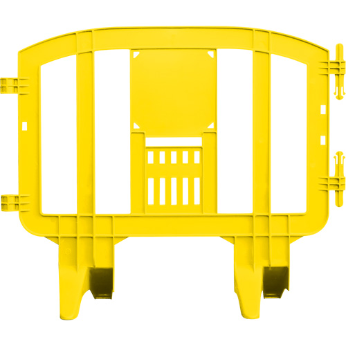 Minit Barricade, Interlocking, 49" L x 39" H, Yellow Air Extreme Inc.