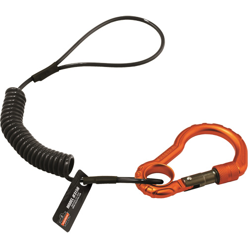 Squids&reg; 3156 Tool Lanyard, Coil, Carabiner/Loop Air Extreme Inc.
