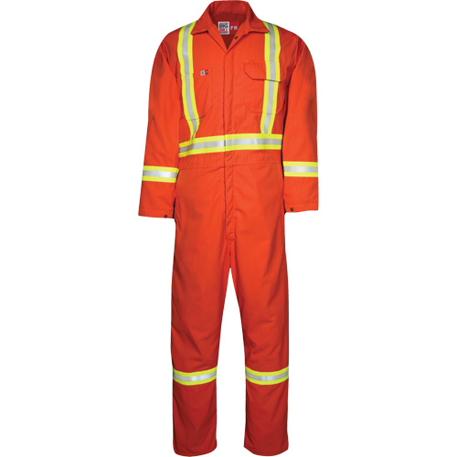 Westex UltraSoft&reg; Unlined Coveralls, Size 4X-Large, Orange, 8.7 cal/cm² Air Extreme Inc.