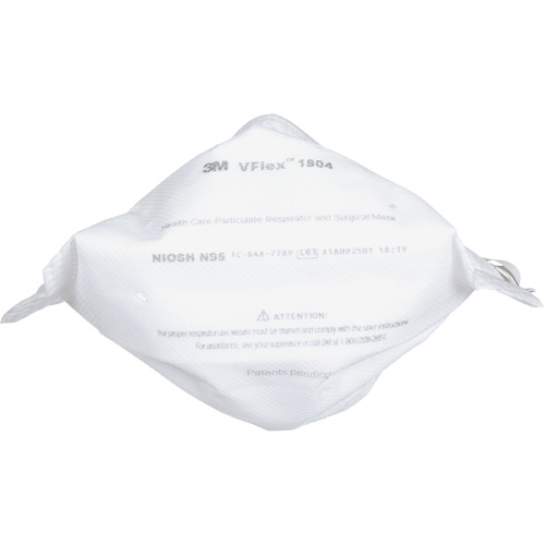 Respirateur et masque chirurgical VFlex contre les particules en sant&eacute;, N95, Certifi&eacute; NIOSH Air Extreme Inc.