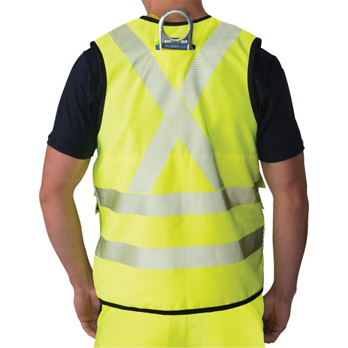 Ripstop Surveyor's Vest, High Visibility Lime-Yellow, Small, Polyester Air Extreme Inc.