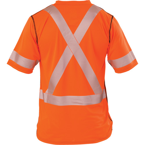T-shirt &agrave; manches courtes haute visibilit&eacute; Polartec Power Grid, Polyester, 2T-Grand, Orange Air Extreme Inc.