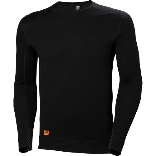 Maillot thermique &agrave; col rond &eacute;vacuant l'humidit&eacute; Lifa Max, Hommes, 2T-Grand, Noir Air Extreme Inc.