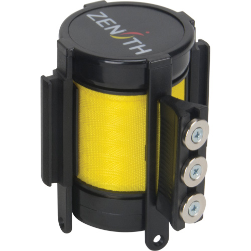 Cassette de ruban magn&eacute;tique pour barri&egrave;re de contr&ocirc;le des foules personnalis&eacute;e, 12', Ruban Jaune Air Extreme Inc.