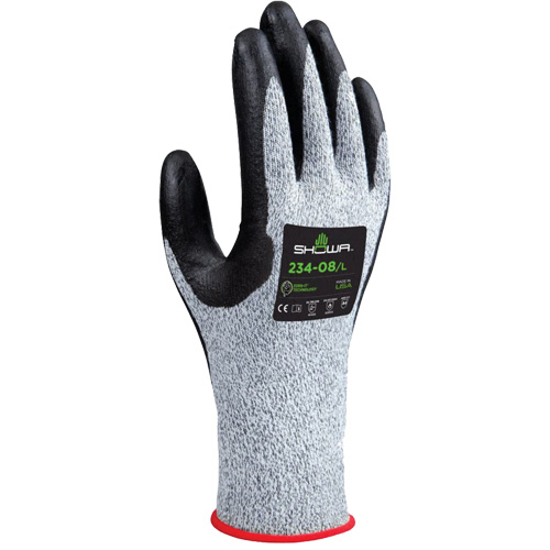 234 Cut Resistant Gloves, Size 6/Small, 15 Gauge, Foam Nitrile Coated, HPPE Shell, ANSI/ISEA 105 Level 4/EN 388 Level D Air Extreme Inc.