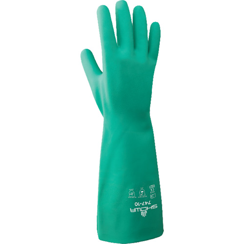 Gants r&eacute;sistants aux produits chimiques s&eacute;rie 747, Taille Grand/9, 18" lo, Nitrile, 22,04 mils Air Extreme Inc.