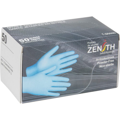 Vending Pack Disposable Gloves, Medium, Nitrile, 4.5-mil, Powder-Free, Blue Air Extreme Inc.