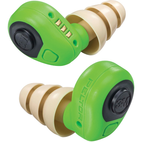 Peltor Electronic Earplugs, Uncorded, Pair - Plastic Case, 23 dB NRR, Large/Medium/Small Air Extreme Inc.
