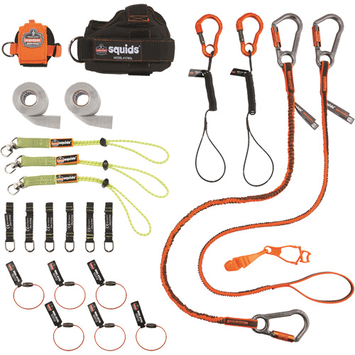 Squids&reg; 3183 Carpenter & Laborer's Tool Tethering Kit Air Extreme Inc.
