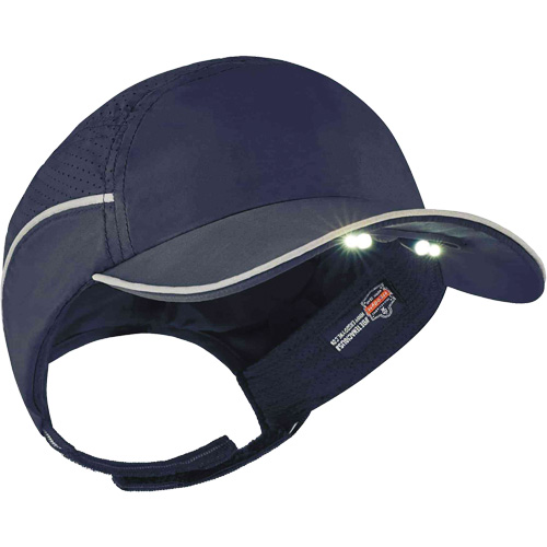 Skullerz&reg; 8965 Lightweight Bump Cap Hat with LED Lighting, Navy Blue Air Extreme Inc.