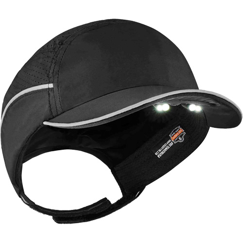 Skullerz&reg; 8965 Lightweight Bump Cap Hat with LED Lighting, Black Air Extreme Inc.