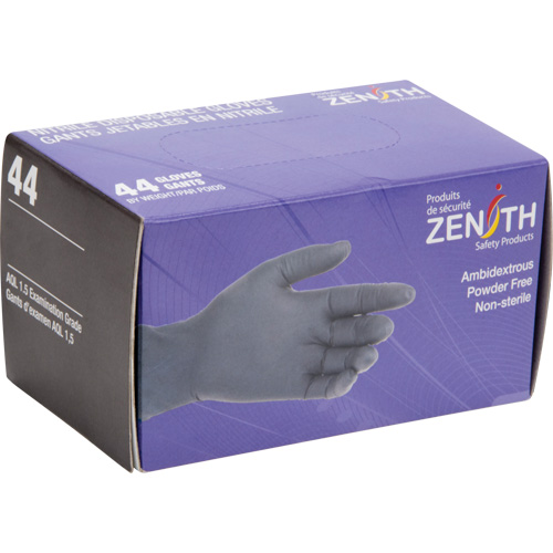 Vending Pack Disposable Gloves, X-Large, Nitrile, 5-mil, Powder-Free, Black Air Extreme Inc.