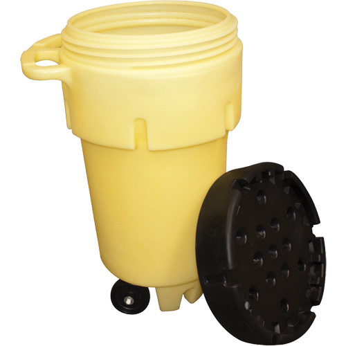 Contenant sur roues Poly-Spillpack, 50 gal. US, Mobile Air Extreme Inc.
