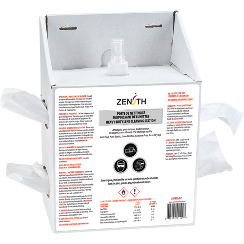 Poste jetable de premi&egrave;re qualit&eacute; pour nettoyage de lentilles, Carton, 8" lo x 5" p x 12,5" h Air Extreme Inc.