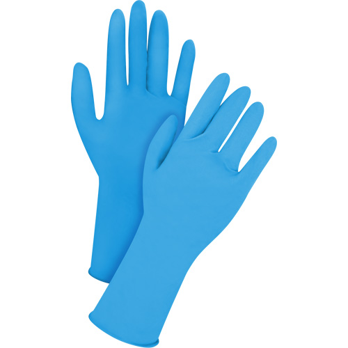Disposable Gloves, X-Large, Latex, 14-mil, Powder-Free, Blue Air Extreme Inc.