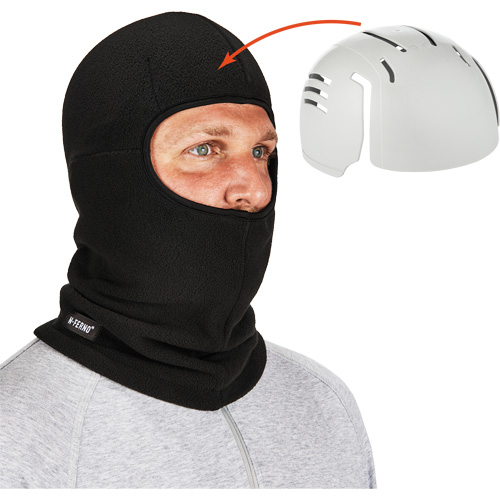 N-Ferno&reg; Zippered Balaclava Face Mask with Bump Cap Insert, Fleece/Polyester, Black Air Extreme Inc.