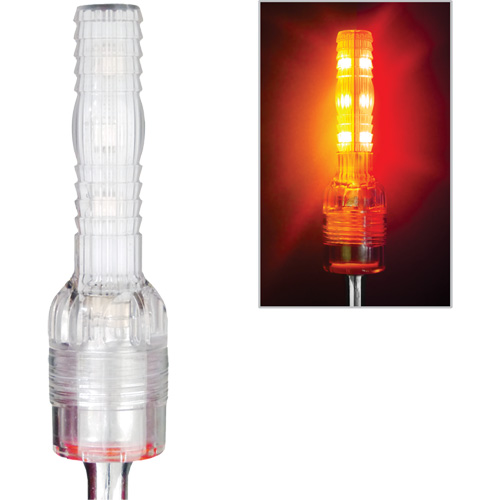 Tiges de s&eacute;curit&eacute; avec lumi&egrave;re DEL tr&egrave;s visibles Safety Whip Air Extreme Inc.