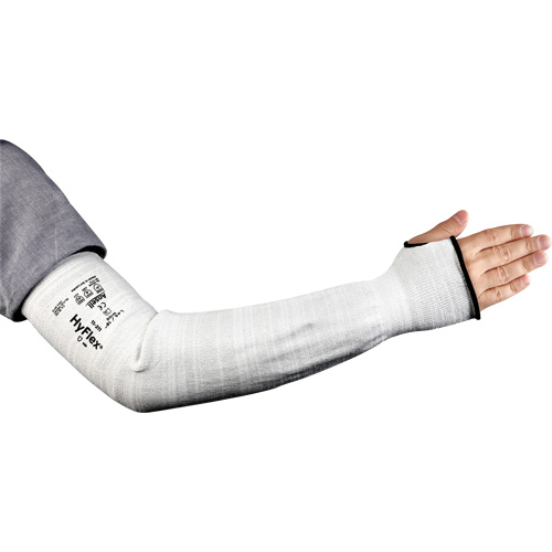 HyFlex&reg; 11-211 Series Wide Cut Resistant Sleeve, Intercept, 18", ASTM ANSI Level A2/EN 388 Level 2, Grey Air Extreme Inc.