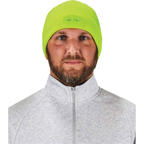 Bonnet N-Ferno &agrave; lumi&egrave;res DEL, Taille unique, Vert lime haute visibilit&eacute; Air Extreme Inc.