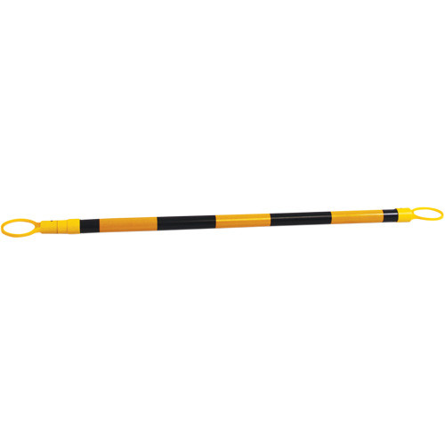 Retractable Cone Bar, 7'2" Extended Length, Black/Yellow Air Extreme Inc.