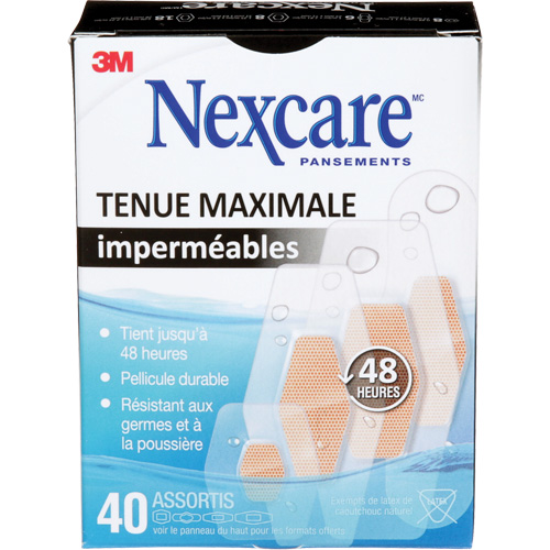 Nexcare Max-Hold Waterproof Bandages, Assorted, Plastic, Sterile Air Extreme Inc.