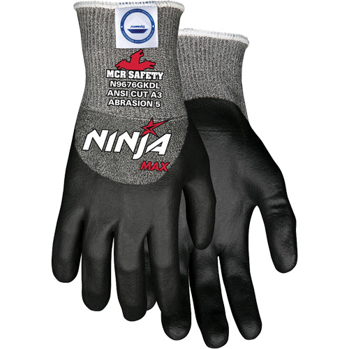 Gants r&eacute;sistant aux coupures Max Ninja, Moyen, Calibre 10, Rev&ecirc;tement Bipolym&egrave;re, ASTM ANSI niveau A3 Air Extreme Inc.