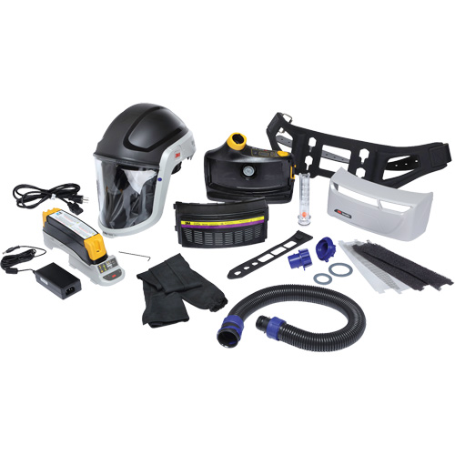 Versaflo TR Series Heavy Industry PAPR Kit, Hard Hat & Faceshield, Lithium-Ion Battery Air Extreme Inc.