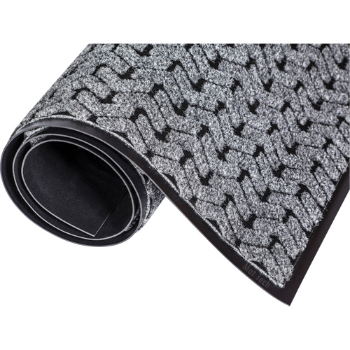 Tire-Track Performance Entrance Mats, Wiper/Scraper, 4' x 8' x 3/8", Grey Air Extreme Inc.